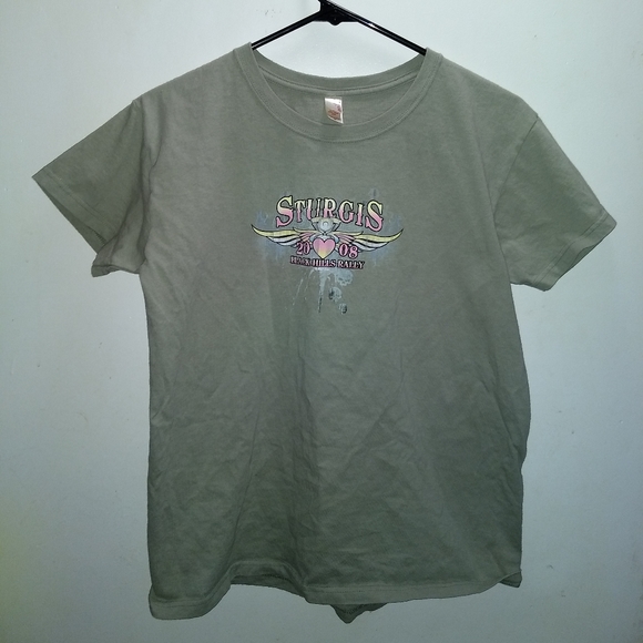 STURGIS MOTORCYCLE RALLY T-SHIRT 👕 2008 Retro Tee - Picture 4 of 5